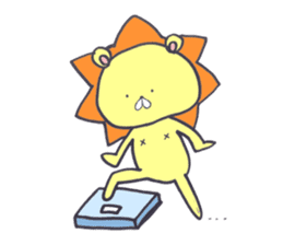 guugu of a lion sticker #13246520