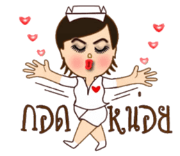 Angel nurse new edition sticker #13247385