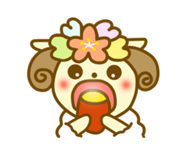 HITSUTSUJI autumn and winter sticker #13247577