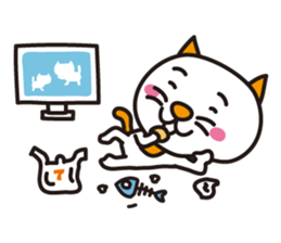 "Japanese cat" sticker #13249289