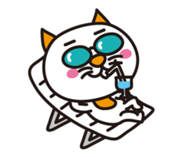 "Japanese cat" sticker #13249294