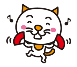 "Japanese cat" sticker #13249307