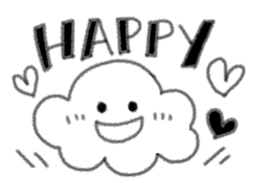 Greeting of clouds . sticker #13249672