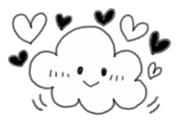 Greeting of clouds . sticker #13249673