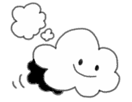Greeting of clouds . sticker #13249674
