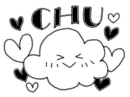 Greeting of clouds . sticker #13249677