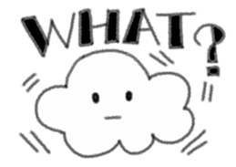 Greeting of clouds . sticker #13249683