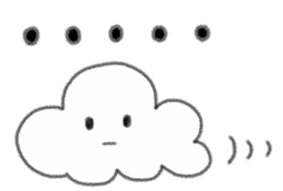 Greeting of clouds . sticker #13249692