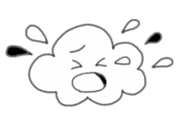 Greeting of clouds . sticker #13249698