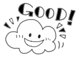 Greeting of clouds . sticker #13249705