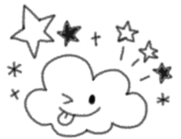 Greeting of clouds . sticker #13249706