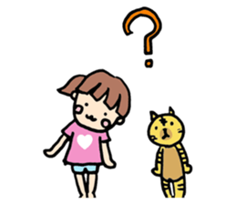 A girl "AI-CHAN" sticker #13250092