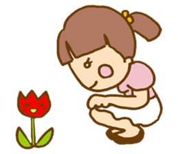 A girl "AI-CHAN" sticker #13250102