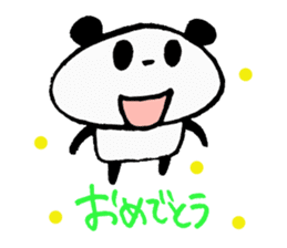 good mood ? panda sticker #13250554