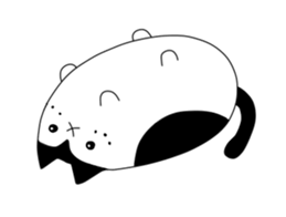 Panda The Cat sticker #13250741