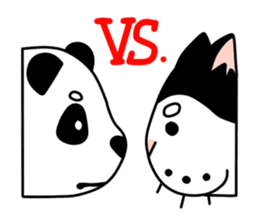 Panda The Cat sticker #13250747