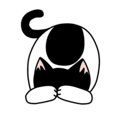 Panda The Cat sticker #13250748