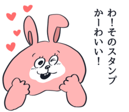 Considerably disgusting!Sticker rabbit sticker #13250806