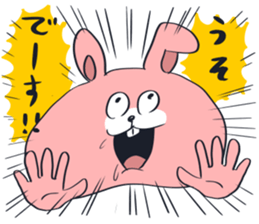 Considerably disgusting!Sticker rabbit sticker #13250813