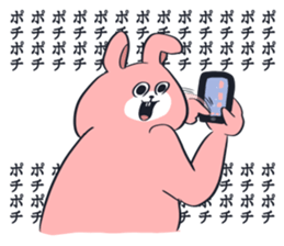 Considerably disgusting!Sticker rabbit sticker #13250825