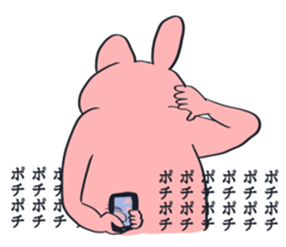Considerably disgusting!Sticker rabbit sticker #13250827