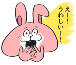 Considerably disgusting!Sticker rabbit sticker #13250833