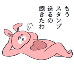 Considerably disgusting!Sticker rabbit sticker #13250837