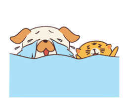 Dee D' Dog and Cee D' Cat Animated sticker #13251032