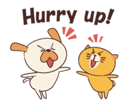 Dee D' Dog and Cee D' Cat Animated sticker #13251040