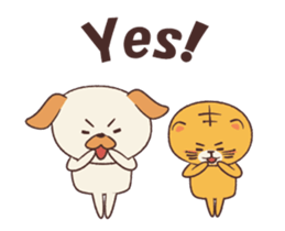 Dee D' Dog and Cee D' Cat Animated sticker #13251052