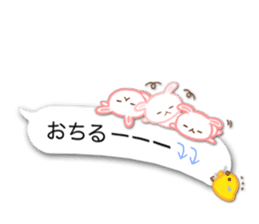 Emoticon -rabbit & bear- sticker #13251246