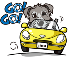 iinu - Irish Wolfhound sticker #13251957