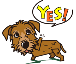 iinu - Deerhound sticker #13252150