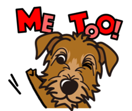 iinu - Deerhound sticker #13252156