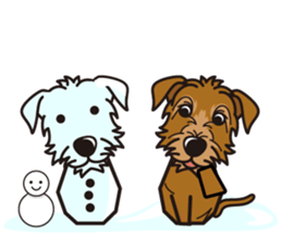 iinu - Deerhound sticker #13252184