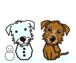 iinu - Deerhound sticker #13252184