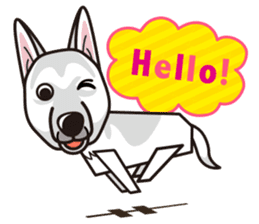 iinu - White Swiss Shepherd Dog sticker #13252230