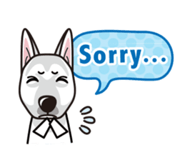 iinu - White Swiss Shepherd Dog sticker #13252233