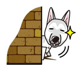 iinu - White Swiss Shepherd Dog sticker #13252241