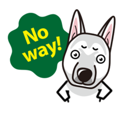 iinu - White Swiss Shepherd Dog sticker #13252252