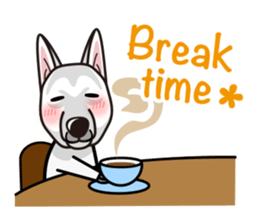 iinu - White Swiss Shepherd Dog sticker #13252266