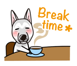 iinu - White Swiss Shepherd Dog sticker #13252266