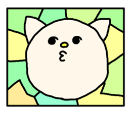 Beautiful stained glass sticker #13253123