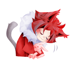 39 Cat&Rabbit sticker #13253997