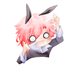 39 Cat&Rabbit sticker #13253998