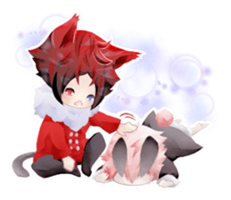 39 Cat&Rabbit sticker #13254000