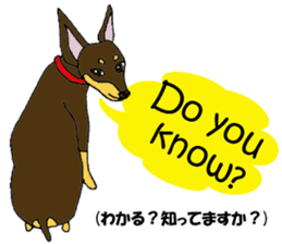 real pinscher 2 sticker #13254077