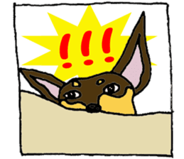 real pinscher 2 sticker #13254082