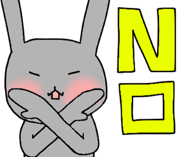 rabbitsfriendship2cramschoolSticker sticker #13254439