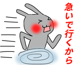 rabbitsfriendship2cramschoolSticker sticker #13254440